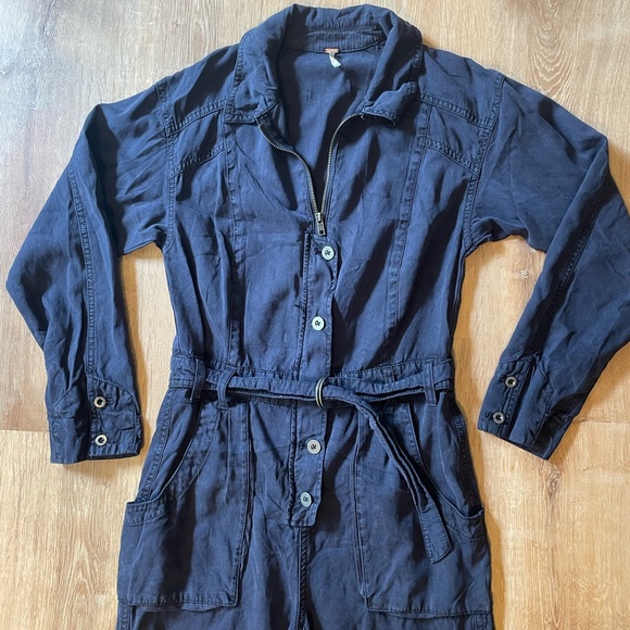 Free People Utility Jumpsuit - Picture 3 of 11